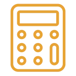 calculatrice jaune